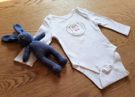 broderie brod me bergère de france body lapin chouette kit bébé 3