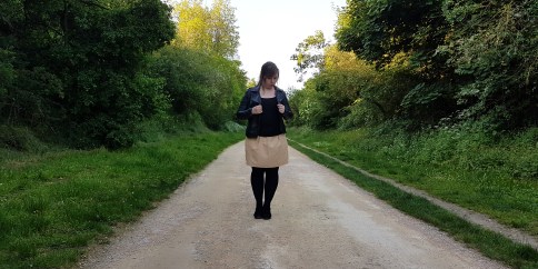 jupe 2 mailles en l'air défi chataigne deer and doe patron couture mondial tissu 6