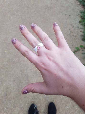 bague perle bead miyuki peyote brickstitch tissage tuto swap chouette 5