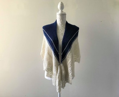 chale bord de mer petit bout de moi shawl vieille morue dentelle lace tricot knit drops alpaga 3