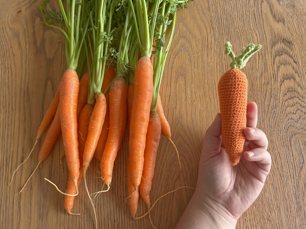 Ma dînette au crochet #3 : la carotte